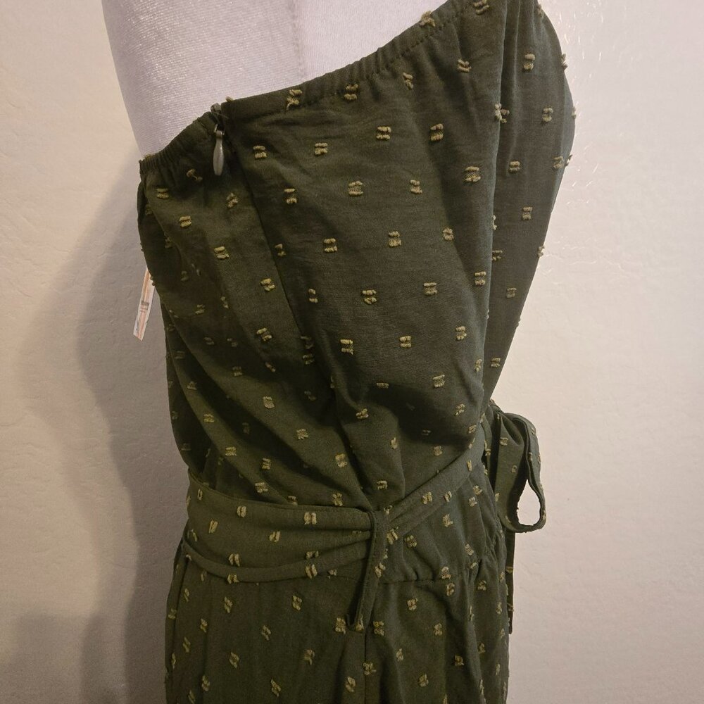 Summer Floral Sundress One Shoulder Tiered Ruffle Flowy Midi Beach Boho Dress - Picture 6 of 8
